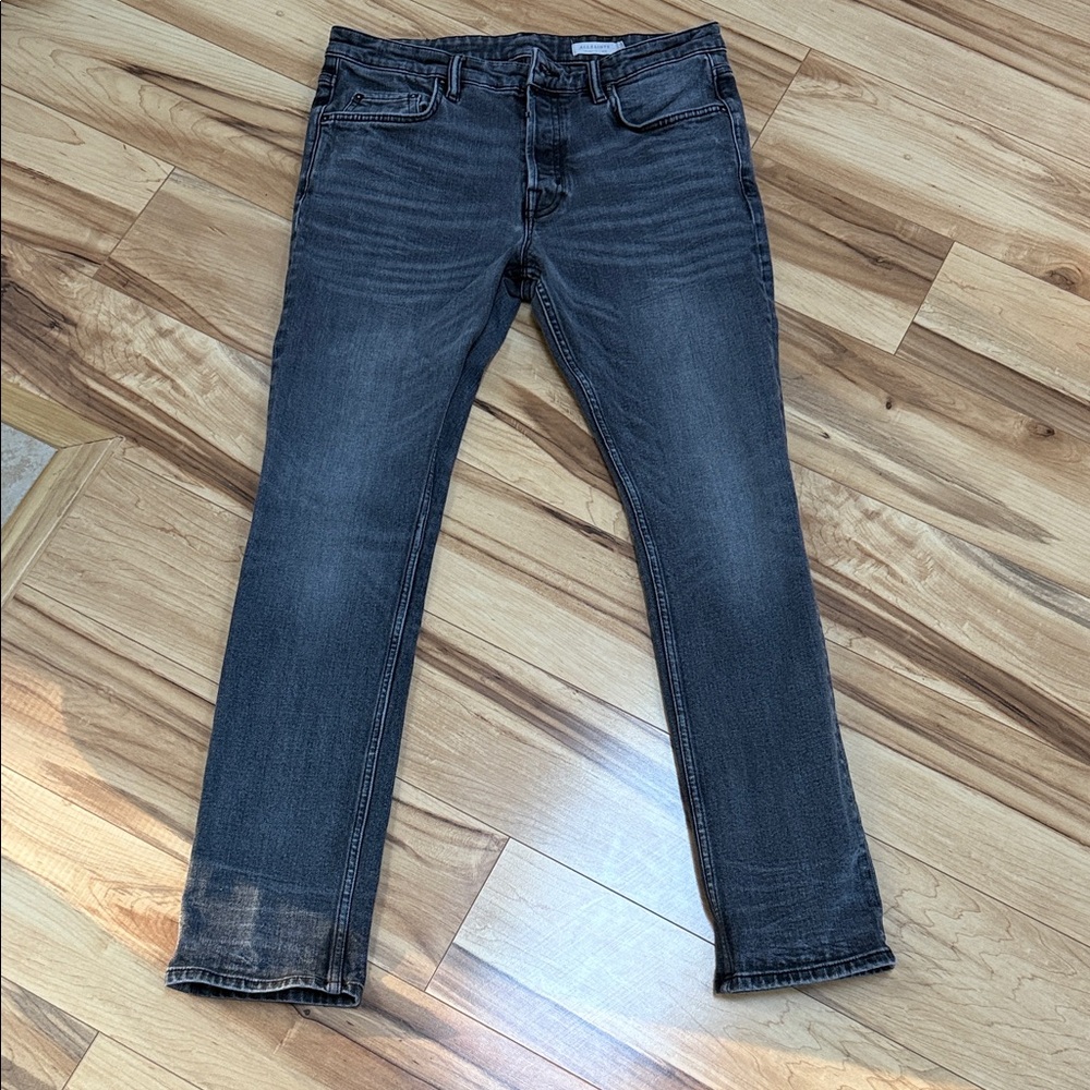 All Saints Charcoal Slim Jeans